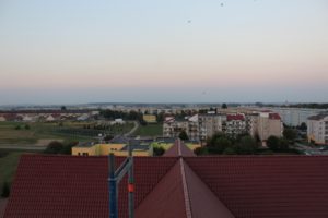 Widok z wieży kościoła, parafia Św. Brata Alberta w Świebodzicach