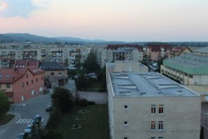 Widok z wieży kościoła, parafia Św. Brata Alberta w Świebodzicach