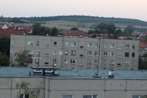 Widok z wieży kościoła, parafia Św. Brata Alberta w Świebodzicach