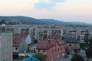 Widok z wieży kościoła, parafia Św. Brata Alberta w Świebodzicach