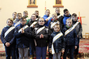 Kandydaci na ministrantów 2017, par. Św. Brata Alberta Świebodzice
