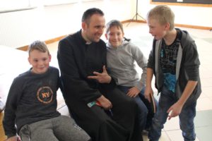 Rekolekcje szkolne, ks. Jakub Bartczak, Świebodzice Św. Brat Albert