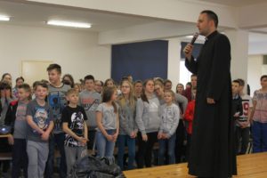 Rekolekcje szkolne, ks. Jakub Bartczak, Świebodzice Św. Brat Albert