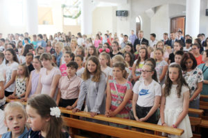 Zakończenie roku szkolengo 17/18, Świebodzice, Św. Brat Albert