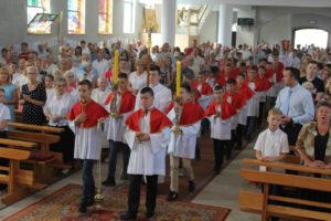Boże Ciało 2018, Świebodzice, Św. Brat Albert