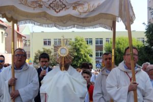 Boże Ciało 2018, Świebodzice, Św. Brat Albert
