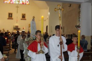 Nabożeństwo fatimskie, czerwiec 2018, Świebodzice Św. Brat Albert
