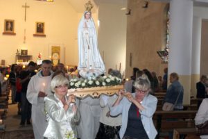 Nabożeństwo fatimskie, czerwiec 2018, Świebodzice Św. Brat Albert