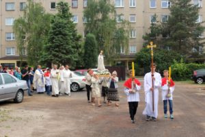 Nabożeństwo fatimskie, czerwiec 2018, Świebodzice Św. Brat Albert