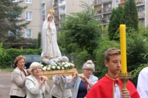 Nabożeństwo fatimskie, czerwiec 2018, Świebodzice Św. Brat Albert