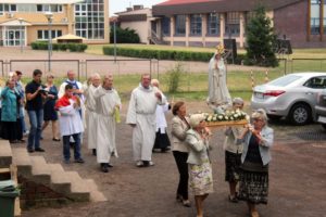 Nabożeństwo fatimskie, czerwiec 2018, Świebodzice Św. Brat Albert