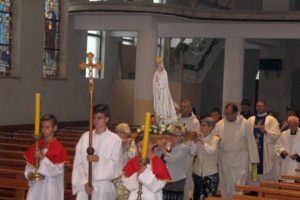 Nabożeństwo fatimskie, czerwiec 2018, Świebodzice Św. Brat Albert