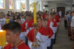 Zakończenie roku szkolengo 17/18, Świebodzice, Św. Brat Albert