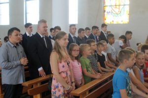 Zakończenie roku szkolengo 17/18, Świebodzice, Św. Brat Albert