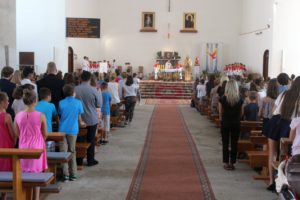 Zakończenie roku szkolengo 17/18, Świebodzice, Św. Brat Albert